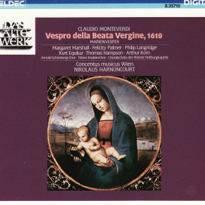 Monteverdi: Vespro della Beata Vergine (2 CDs / 2 MCs / 2 LPs) Cover