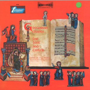 Gregorian Chants for Lent and Easter (LP) Cover