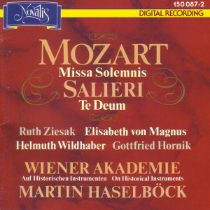 Mozart: Missa Solemnis | Salieri: Te Deum (CD) Cover