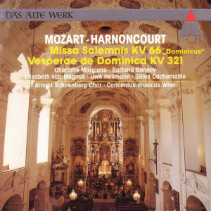 Mozart: Missa Solemnis · Vesperæ de Dominica (CD) Cover